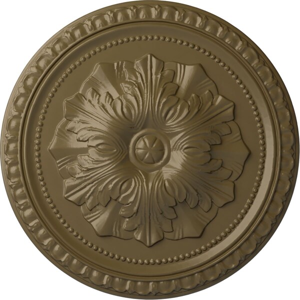 Ekena Millwork Richmond Ceiling Medallion (Fits Canopies up to 2 5/8"), 18"OD x 1 3/8"P, Mississippi Mud CM18RIMMF - main